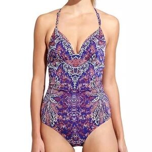 Athleta Aqua Luxe Molded Tankini and Bikini Bottom Swimsuit Set Medium/Large